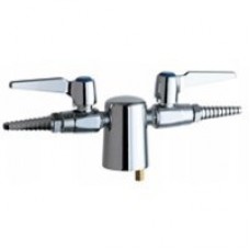 Chicago Faucets 981-VR909AGVCP Universal Vandal Resistant Turret with Two Ball Valves - B0040AFD4E